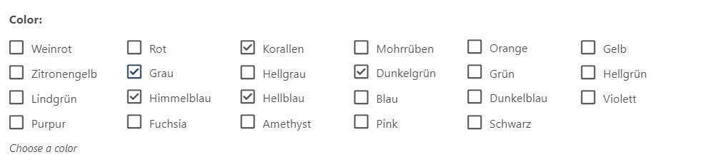 checkboxgroup output