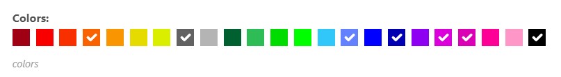 colorpalette output