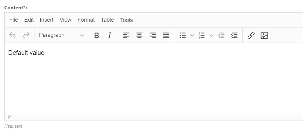 richtext output