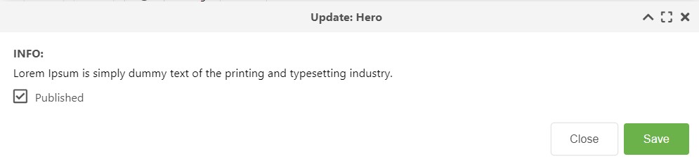 xtype modx description output